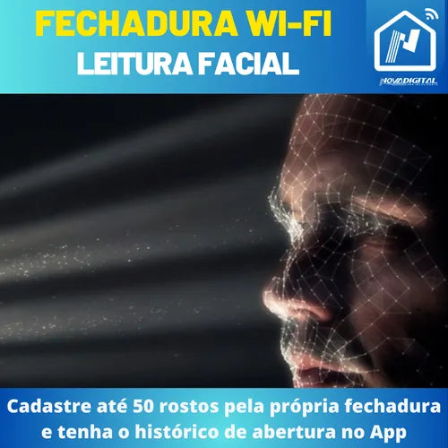 Fechadura Inteligente Leitura Facial Biometria Novadigital