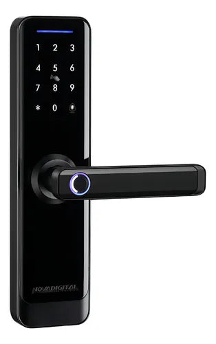 Fechadura Inteligente Digital Novadigital Zigbee Tuya Smart Life Alexa Zsl-06 Preto - HUB ZigBee Necessário