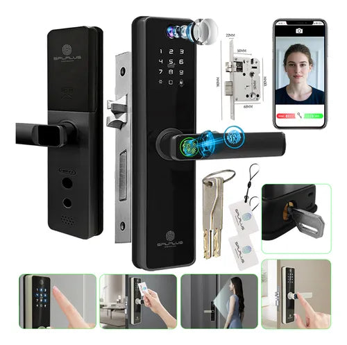 Fechadura Digital Inteligente Wifi Biométrica Smart Tuya
