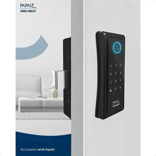 Fechadura Eletronica Papaiz Sobrepor Sl140 Senha Biometria