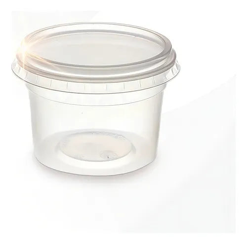 Pote Redondo 380ml Pacote C 25un Rioplastic