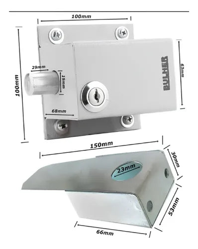 Trava Elétrica Portão Eletrônico 220v Basculante Bulher
