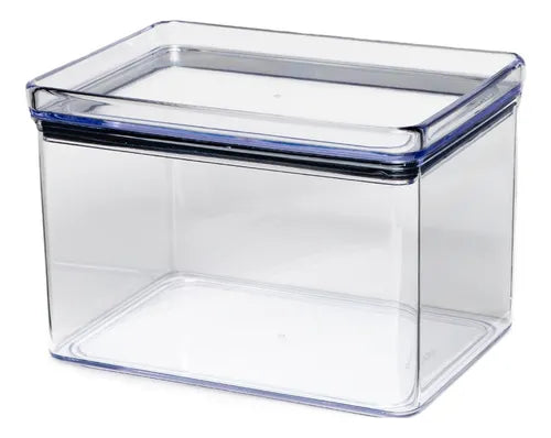 Conjunto 2 Potes Organizador De Despensa Acrílico 1.800 Ml