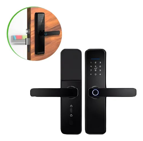 Fechadura Eletrônica Digital Bbg Smart Lock Preta Biometria