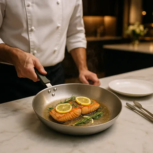 Frigideira Grande Profissional Linha Hotel Restaurante Cozinha Industrial N30 Alumínio