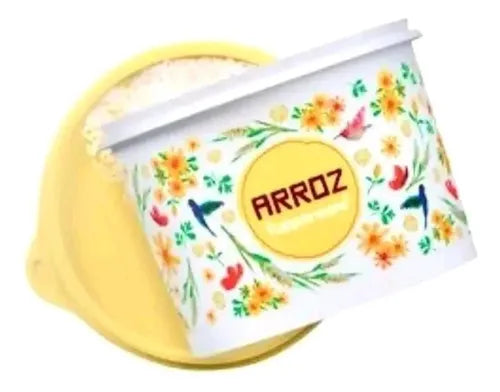 Tupperware Mantimentos Tupper Caixa Arroz 2 Kilos Floral