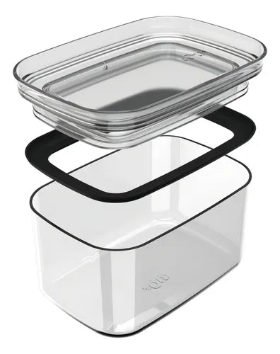 Pote Hermético Porta Mantimentos Empilhavel Vedado 650ml Ou