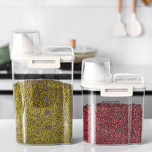 Pote Acrílico Dispenser Retangular 2,5l Com Tampa Lavanderia