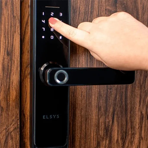 Fechadura Digital C/ Biometria E Wi-fi Smart De4000b Elsys