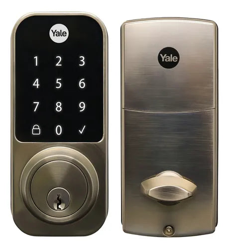 Fechadura Digital Ydd 120 Para Porta Externa Com Senha Yale