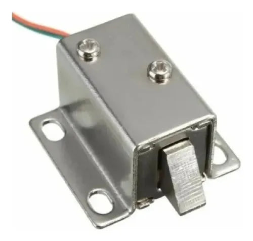 Mini Fechadura Solenoide Eletrônica Trinco Trava 12v Arduino