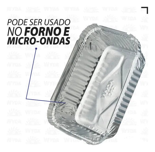 100un Marmita Alumínio P/ Bolo Empada Lembrancinha M90 220ml