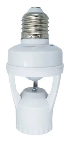 Sensor De Presença Soquete Luz Iluminação Movimento E27 360