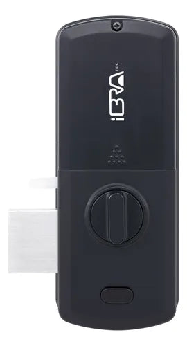 Fechadura Eletrônica Digital Com Puxador Wave Cor Preto