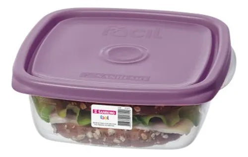 Conjunto De Potes Plástico Sanremo 530ml Leve 10 E Pague 8