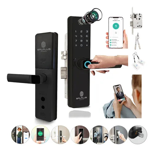 Fechadura Digital Eletronica C/ Câmera Senha Biométrica Wifi