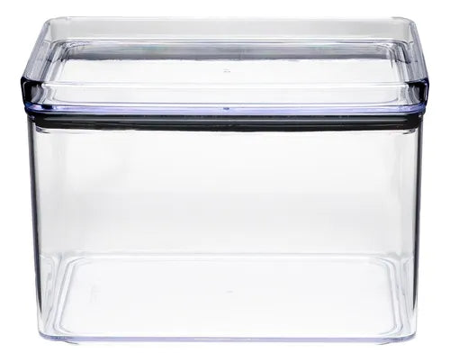 Conjunto 2 Potes Organizador De Despensa Acrílico 1.800 Ml