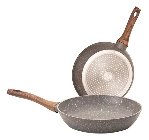 Frigideira Grande Antiaderente Ceramica 26cm Fogao Inducao Cor Grafito