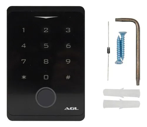 Controle De Acesso Touch Biometria / Senha / Tag Ca1020 Agl