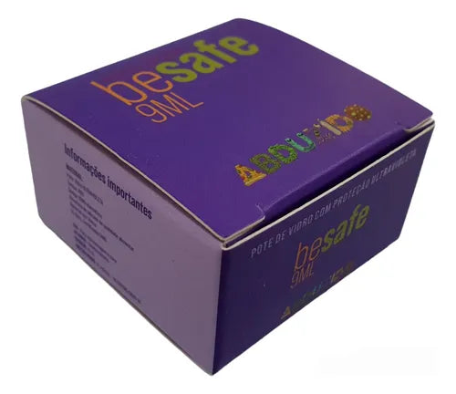 Potinho De Vidro Container Ice Abduzido 9ml Tampa C/ Trava