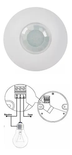 Sensor De Presença Movimento Iluminação Infravermelho
