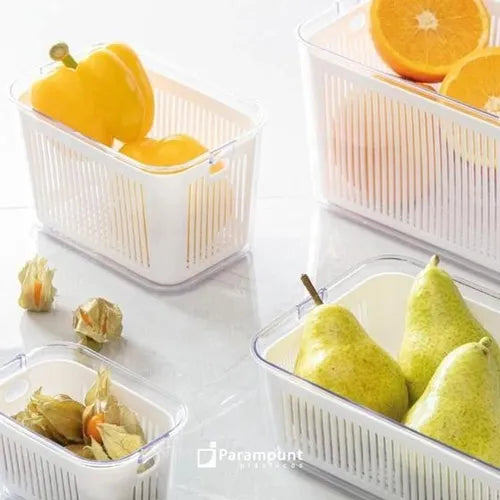Pote Hermético Slim Multiuso Retangular 2.570 ML