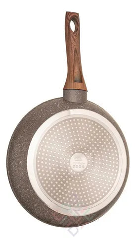 Frigideira Grande Antiaderente Ceramica 26cm Fogao Inducao Cor Grafito