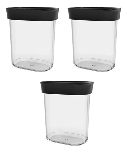 Kit 3 Potes Herméticos Temperos Maior 350ml Chimichurri