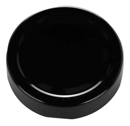 10 Potes Vidro Tampa Preta 210ml Pianezza