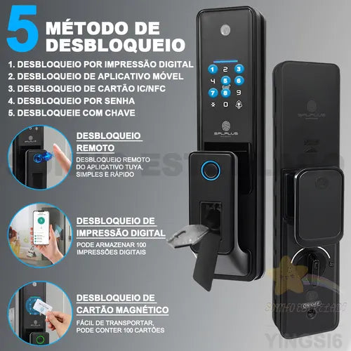 Fechadura Inteligente Digital Eletronica Wi-fi Biométrica