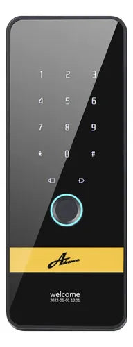 Fechadura Eletrônica Biometria E Aplicativo P/ Porta Vidro