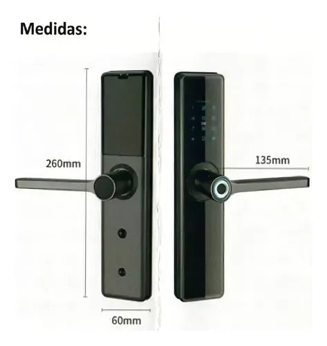 Fechadura Eletrônica Tw-4020 Fe - Biometria, Senha E Chave