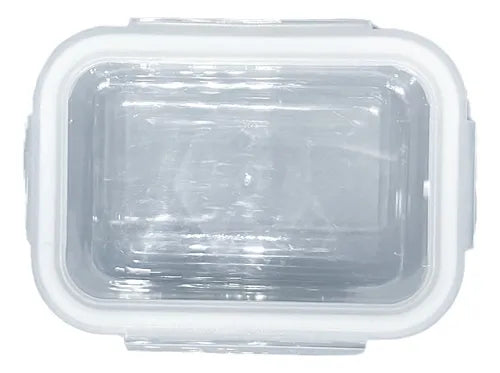 10 Potes Vidro Hermético Marmita Tampa 1040ml Dieta Fitness