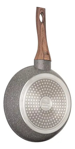 Frigideira Grande Antiaderente Ceramica 26cm Fogao Inducao Cor Grafito
