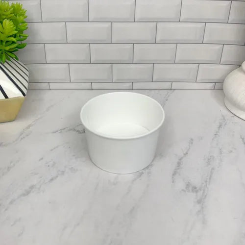 Pote De Papel Bio Açaí/sorvete 180ml C/tampa Cx 50 Unidades