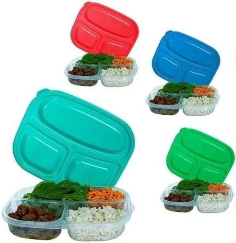 12 Potes Marmita Reutilizável Potes 500ml Freezer Microondas Cor Sortido