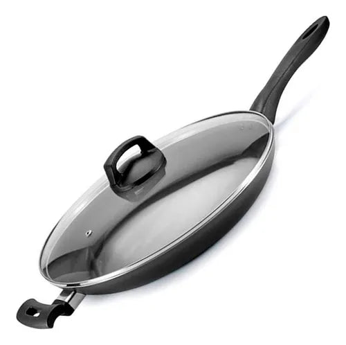 Frigideira Antiaderente 32cm Tampa De Vidro Magnific Panelux