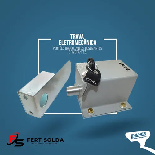 Trava Elétrica Portão Eletrônico 220v Basculante Bulher