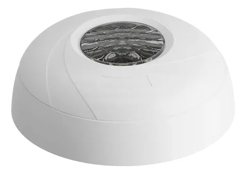 Sensor De Presença Movimento Teto 360° Dip Exatron Lestnidp 110V 220V Bivolt Branco
