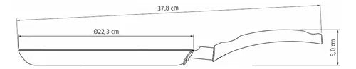 Panquequeira Tapioqueira 22cm Tramontina Antiaderente