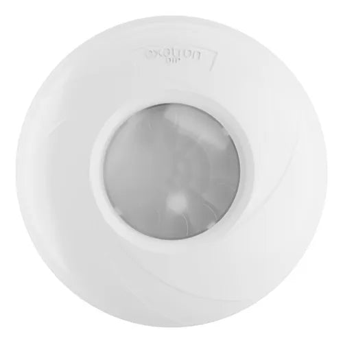 Sensor De Presença Movimento Teto 360° Dip Exatron Lestnidp 110V 220V Bivolt Branco