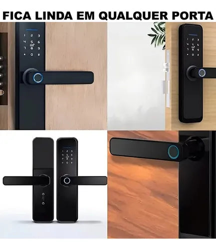 Fechadura Eletrônica Maçaneta Digital Prova D'água Wifi App