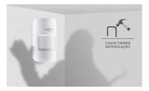 Sensor Movimento Infra Passivo Ivp 8000 Pet S/ Fio Intelbras
