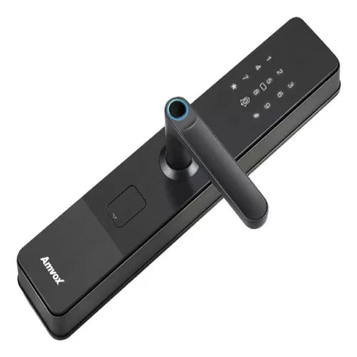 Fechadura Eletrônica Digital com Biometria Cartão e Senha Amvox Afc 1000