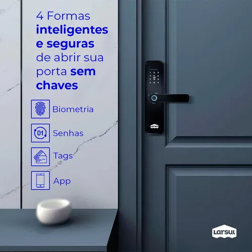 Fechadura Digital Eletrônica Biometrica Inteligente Wifi App