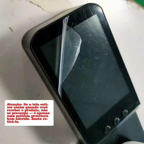 Fechadura Eletrônica Digital Com Câmera App Senha 5pcs Tag