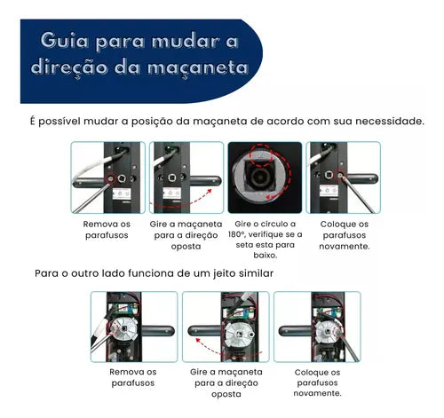 Fechadura Digital Biométrica Eletronica Touch Biometria App