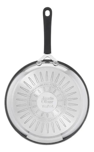 Frigideira Aço Inox Com Indução Tefal Jamie Oliver 28cm