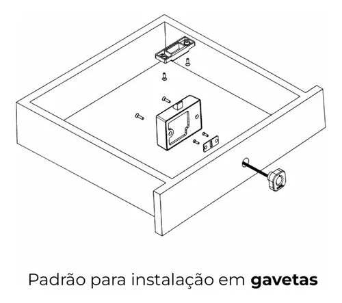 Fechadura Digital Para Móveis Com Biometria Digital Papaiz