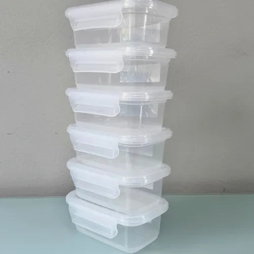 Kit 12 Pote Marmita Reutilizável Comida Congelador Freezer